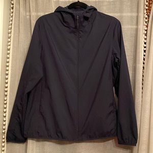 Uniqlo black rain jacket New, never worn but no tags.